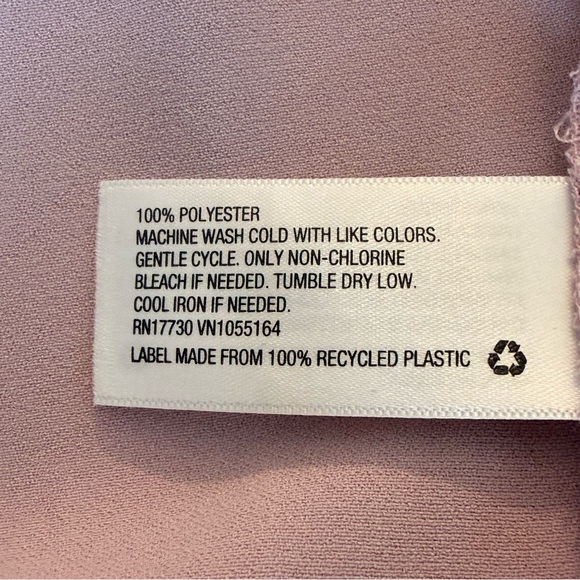 A New Day Smoked Pink Sleeveless Wide Leg Jumpsuit Tie Waist S - Picture 7 of 9